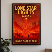 Lone Star Lights at Klyde Warren Park Poster