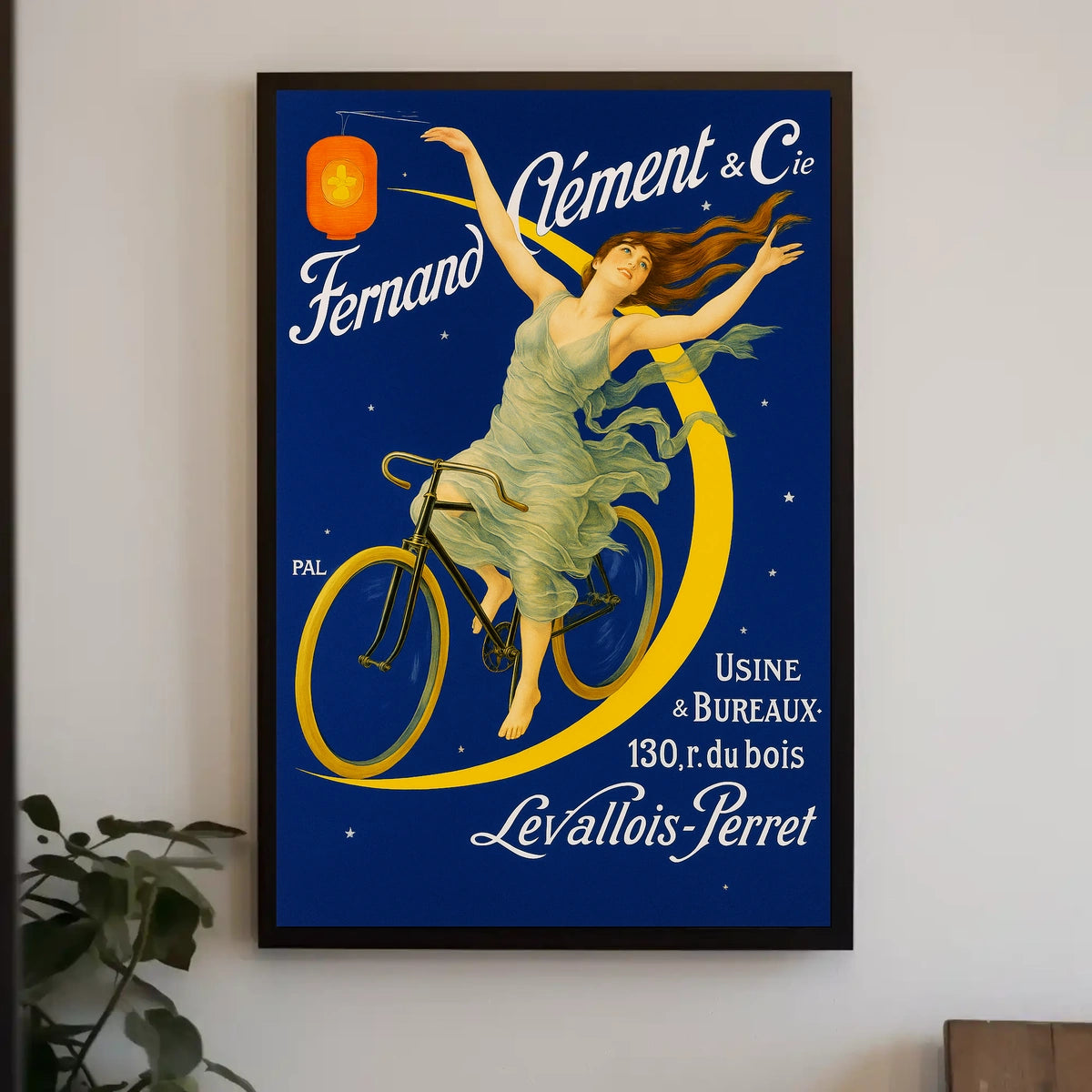 Fernand Clément & Cie Cycling Advertisement Poster