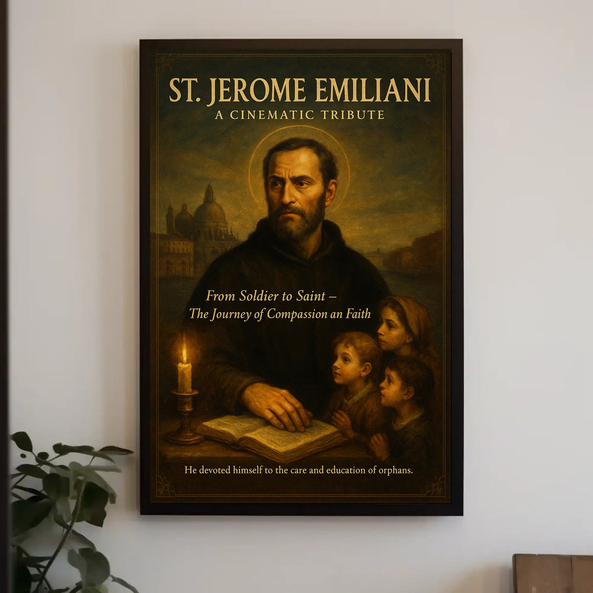 St. Jerome Emiliani A Cinematic Tribute Poster