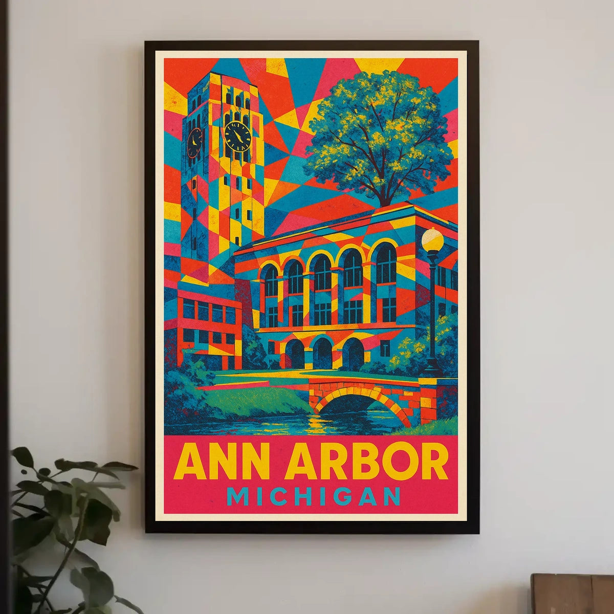 Ann Arbor, Michigan Poster