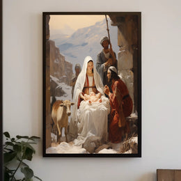 Nativity Scene Poster