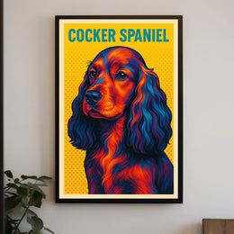 Cocker Spaniel Art Poster