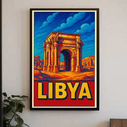 Libya Ancient Ruins Poster