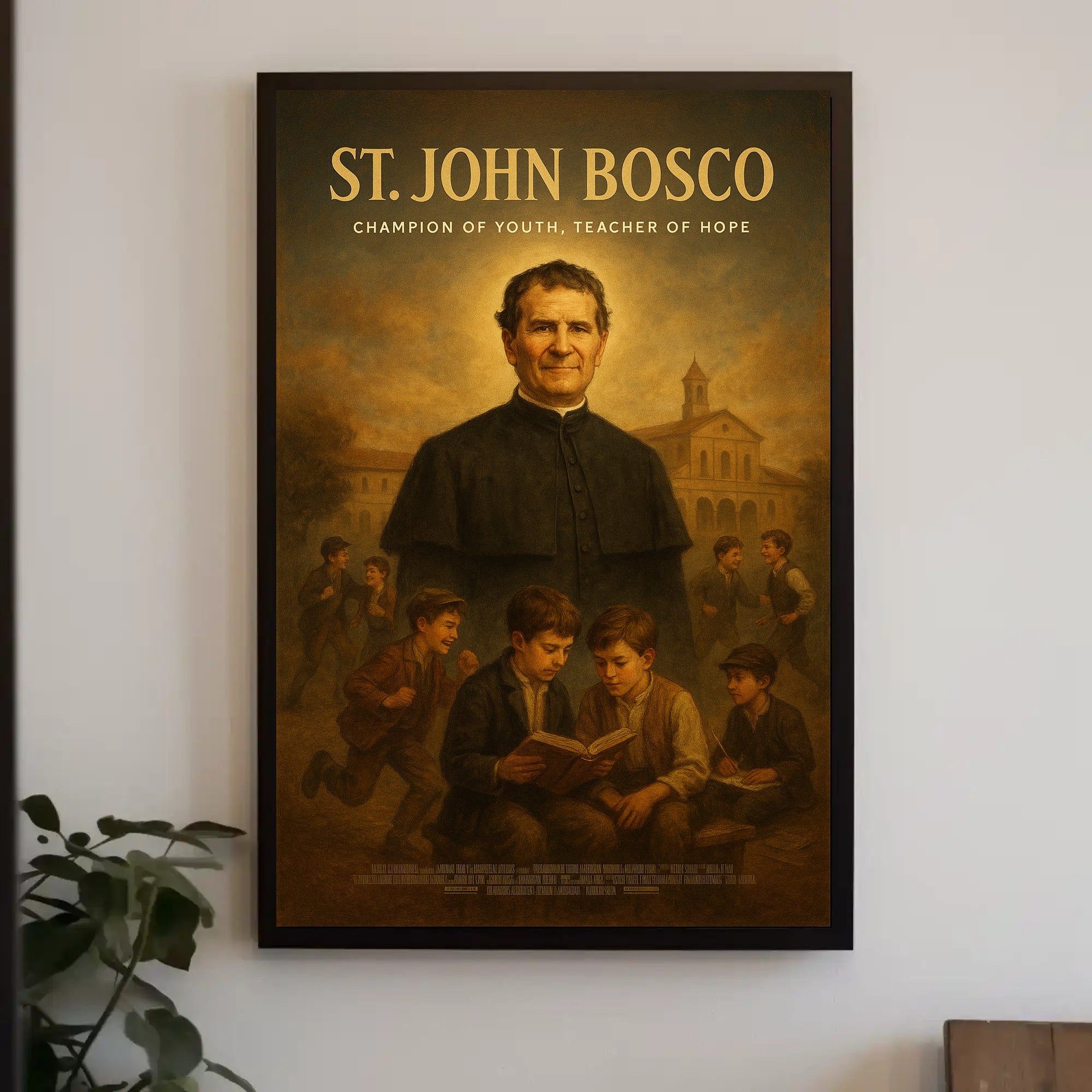St. John Bosco Champion Of Youth Poster