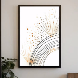 Vintage Cityscape Skyline Art Poster