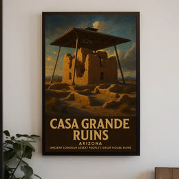 Casa Grande Ruins Arizona Poster