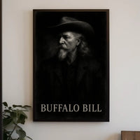 Buffalo Bill Portrait American West Historical Poster