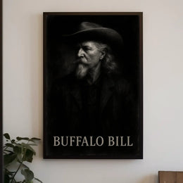 Buffalo Bill Portrait American West Historical Poster