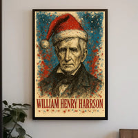 William Henry Harrison 9th President of the United States Christmas SeriesPoster