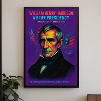 William Henry Harrison A Brief Presidency Poster