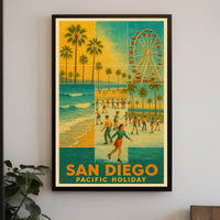 San Diego Pacific Holiday Poster
