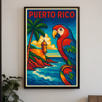 Vibrant Puerto Rico Poster
