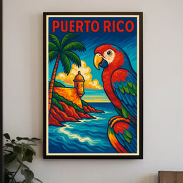 Vibrant Puerto Rico Poster