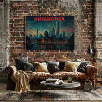 Antarctica Urban Dreamscape Poster