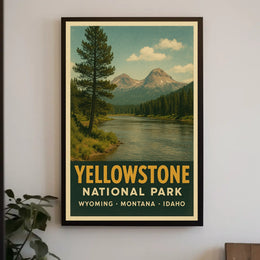 Yellowstone National Park Poster