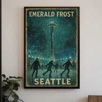 Emerald Frost In Seattle Poster