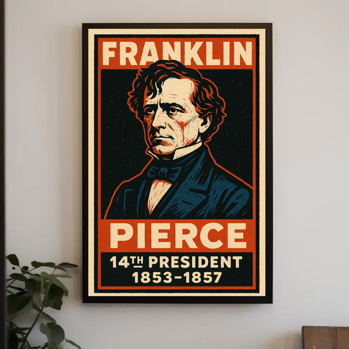 Franklin Pierce 14Th President Poster
