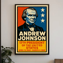 Andrew Johnson 17th President Poster