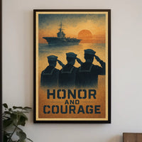 Honor And Courage Poster
