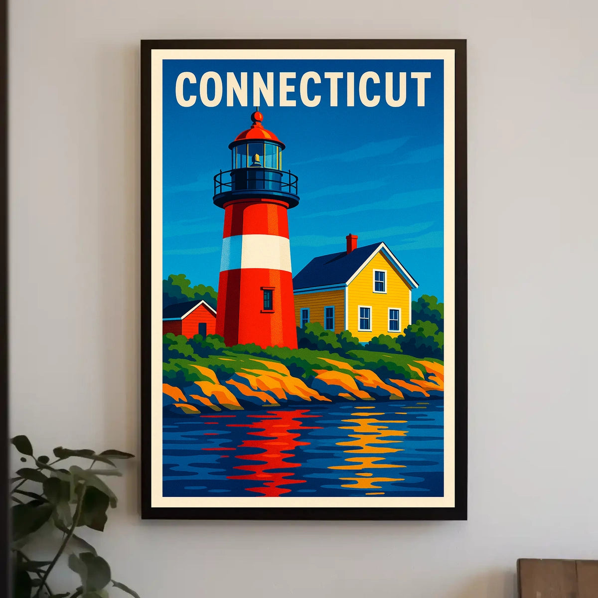 Connecticut Lighthouse Poster