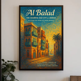 Al Balad The Colorful Old City Of Poster
