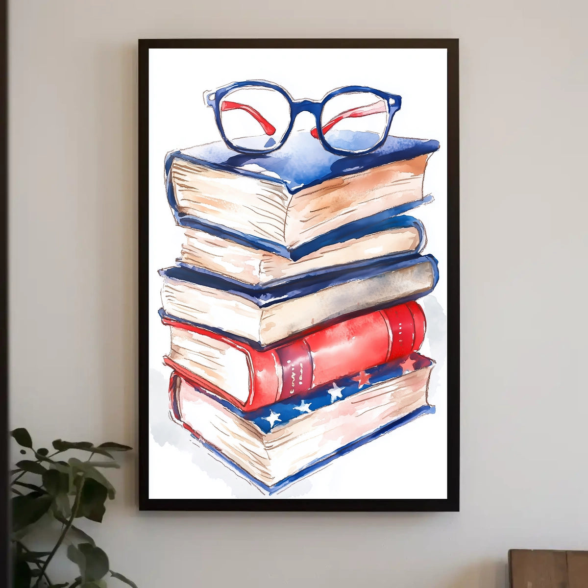 stack of books Poster