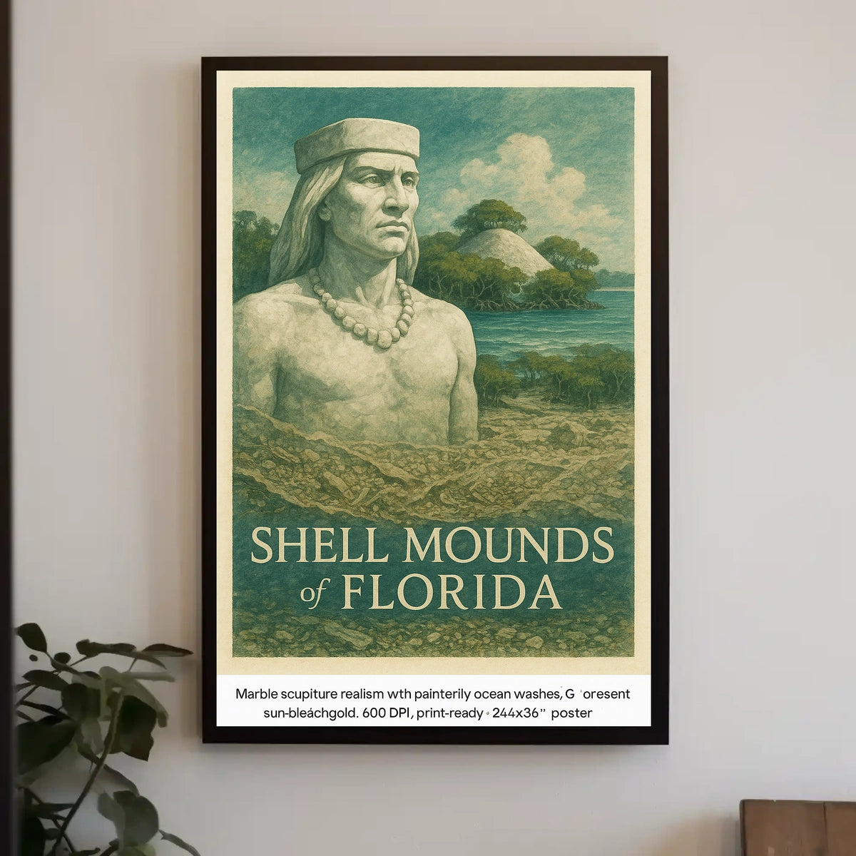 Shell Mounds Of Florida Poster