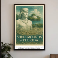 Shell Mounds Of Florida Poster