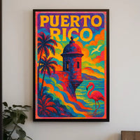 Vibrant Puerto Rico Poster