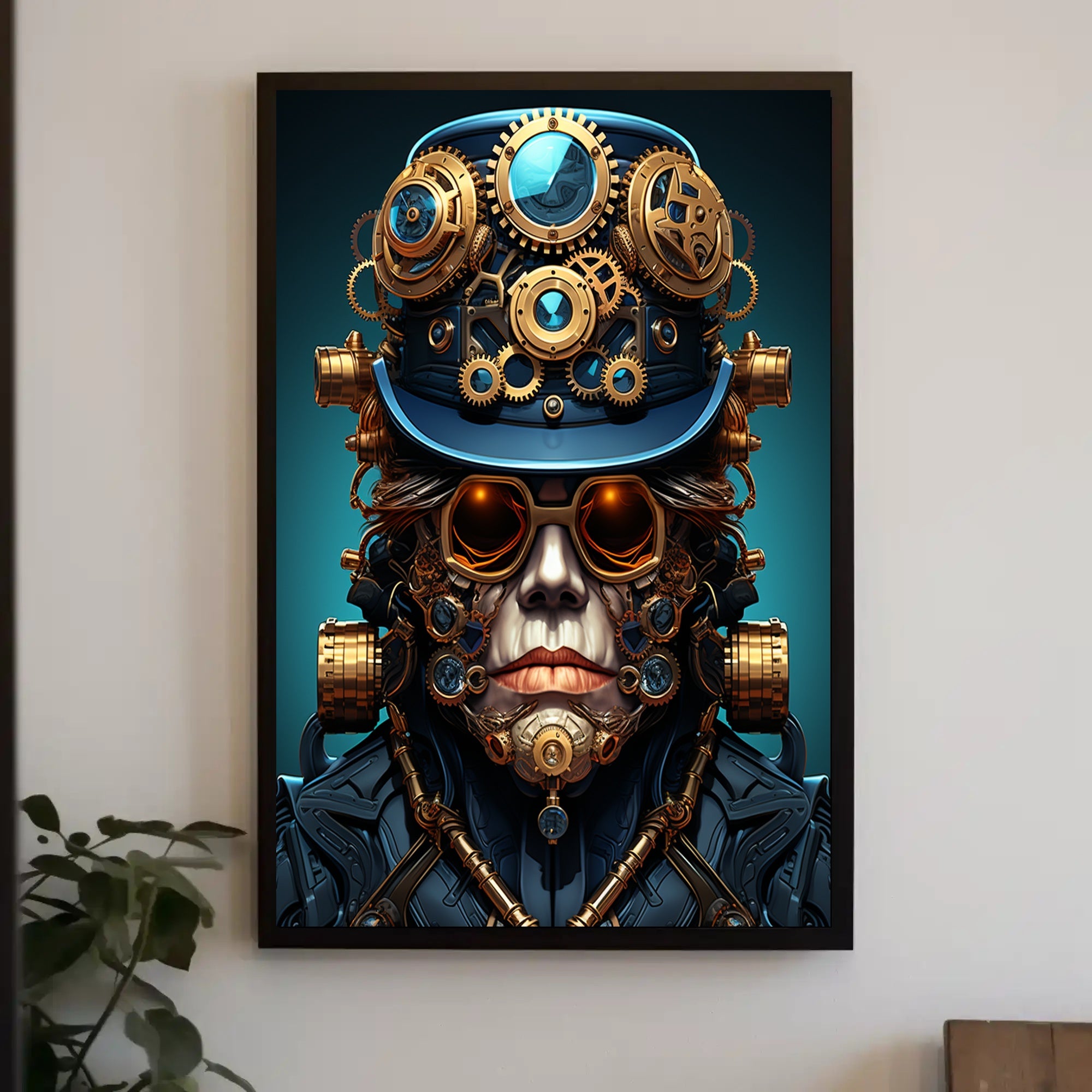 Steampunk Visionary Poster PosterGoat