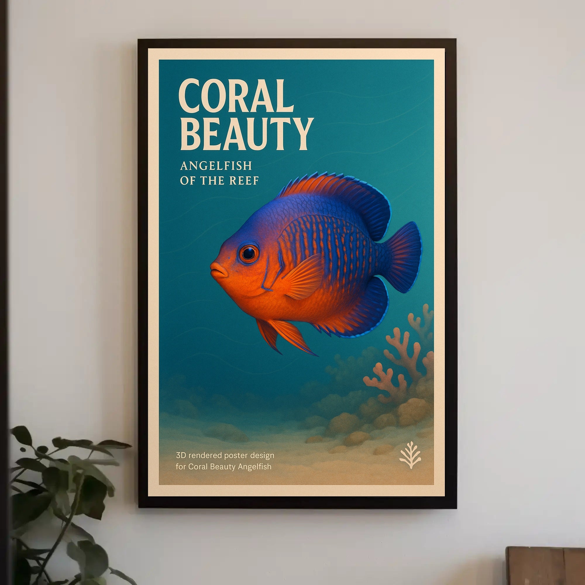 Coral Beauty Angelfish of the Reef Poster PosterGoat
