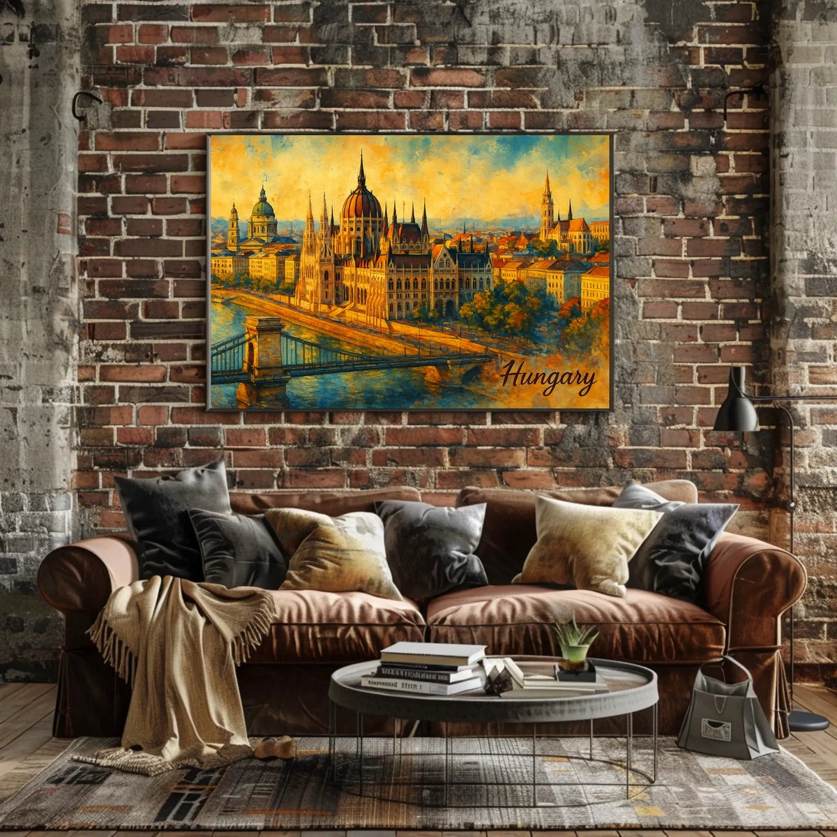 Budapests Architectural Splendor Poster