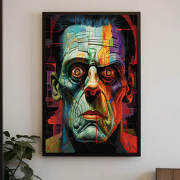 Fragmented Portrait Poster PosterGoat