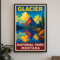 Glacier National Park Poster