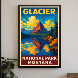 Glacier National Park Poster