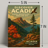 Discover Acadia National Park Wall Art PosterGoat