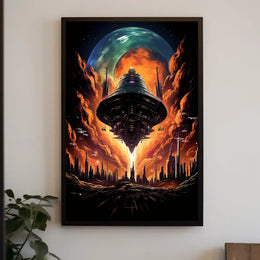 Cosmic Arrival Poster