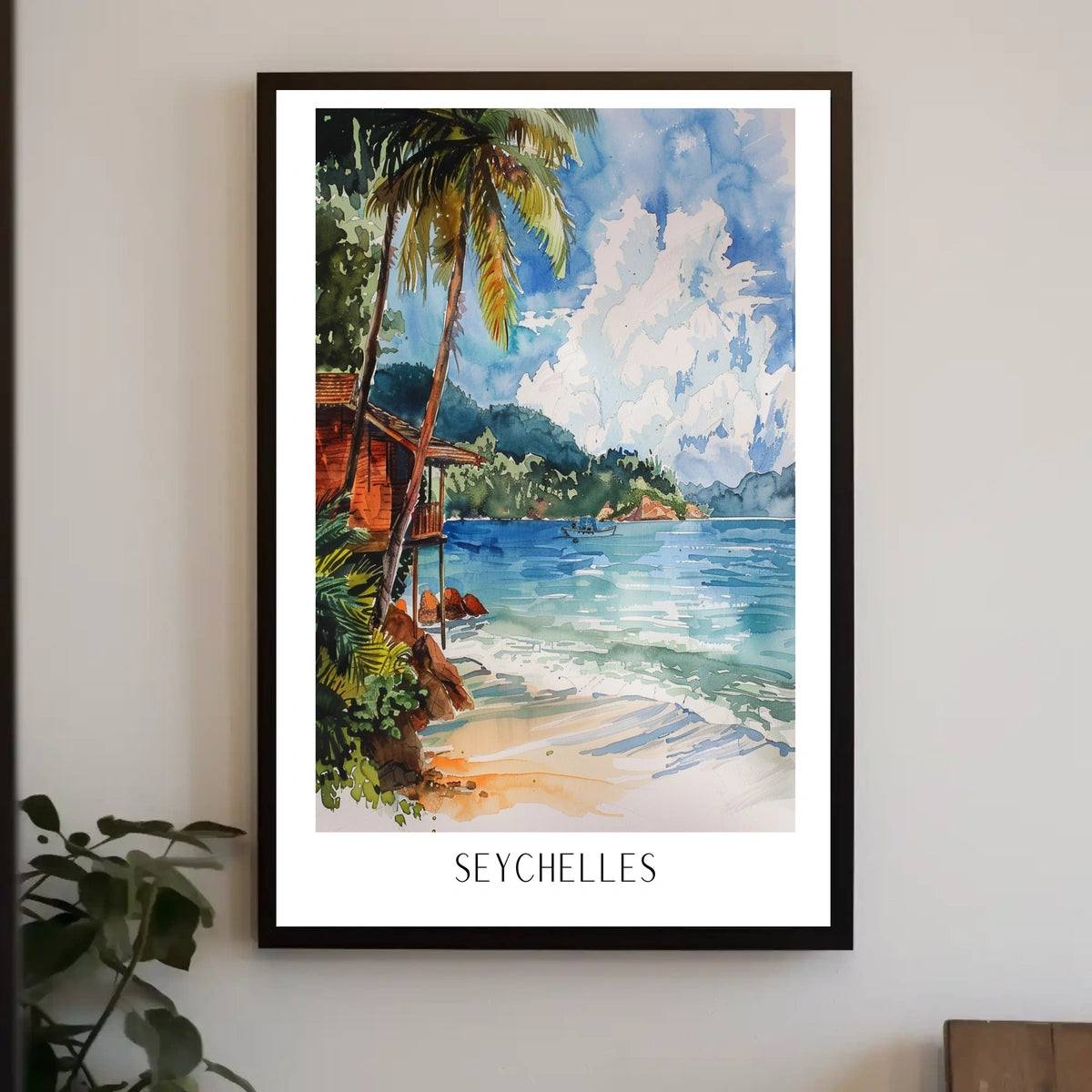Serene Seychelles Poster