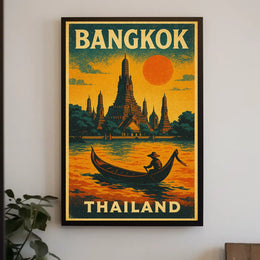 Bangkok, Thailand A Timeless Journey Poster