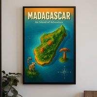 Madagascar An Island of Adventure Poster