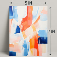 Abstract Color Symphony Abstract Poster