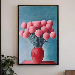 Floral Fantasy Poster Vibrant Botanical Wall Art
