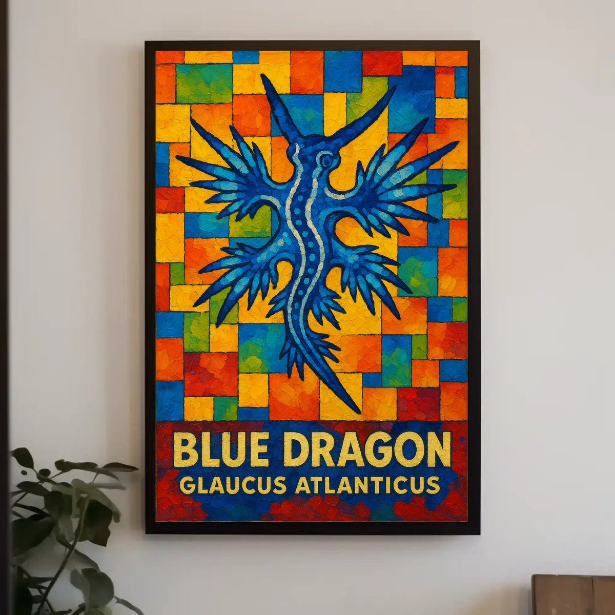 Blue Dragon Glaucus Atlanticus Poster