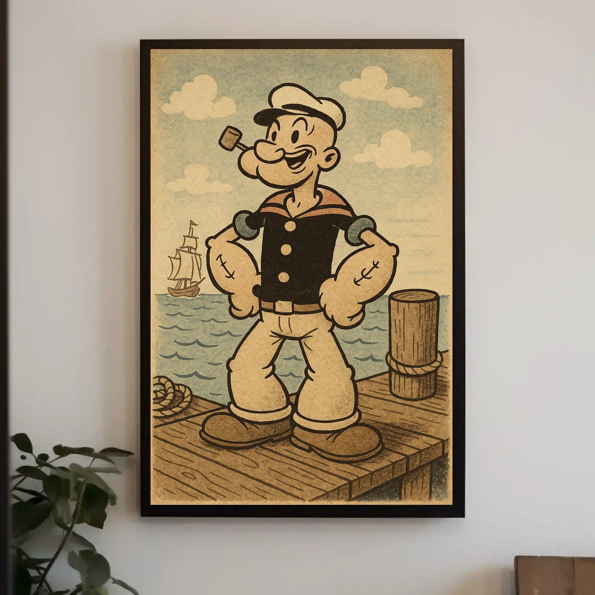 Popeye 1929 Art Poster POP-250