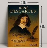 René Descartes Modern Philosophy Poster PosterGoat