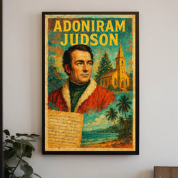 Adoniram Judson Faithful Legacy Historical or Presidential Poster