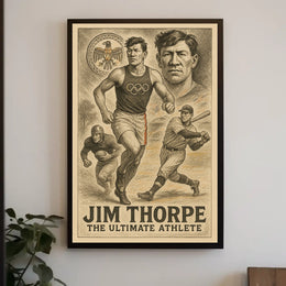 Jim Thorpe Legendary Athlete Jim Thorpe Poster