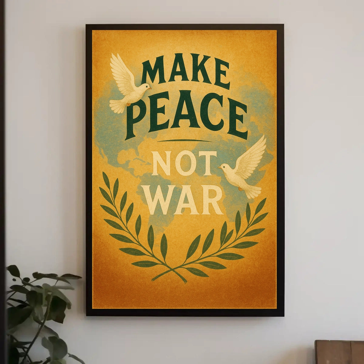 Make Peace, Not War Poster