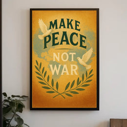 Make Peace, Not War Poster