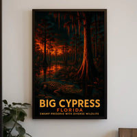 Big Cypress Florida Swamp Preserve Poster